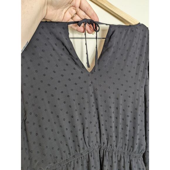 NWT Torrid Black Mini Clip Dot Babydoll Dress - Picture 8 of 8